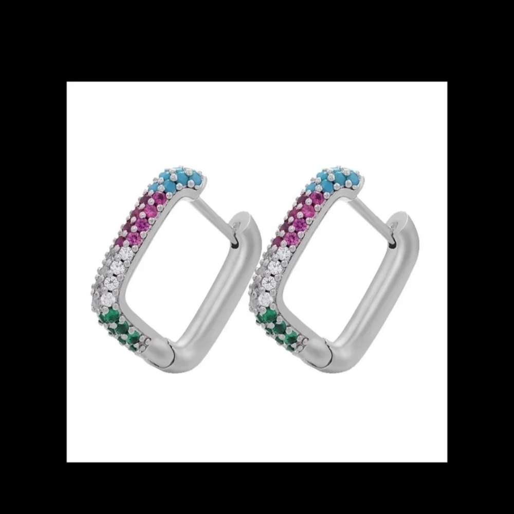 Square Hoop Earrings